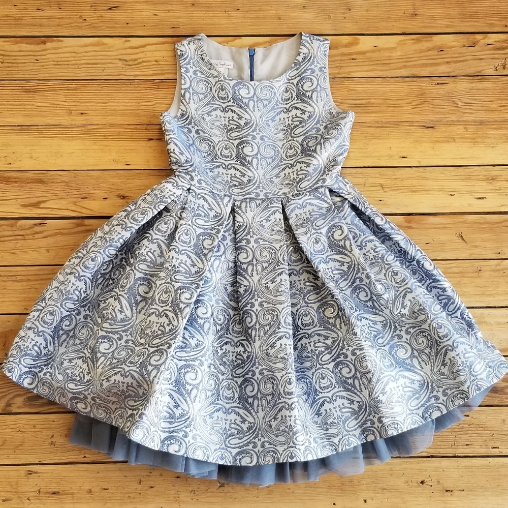 Girls blue dress